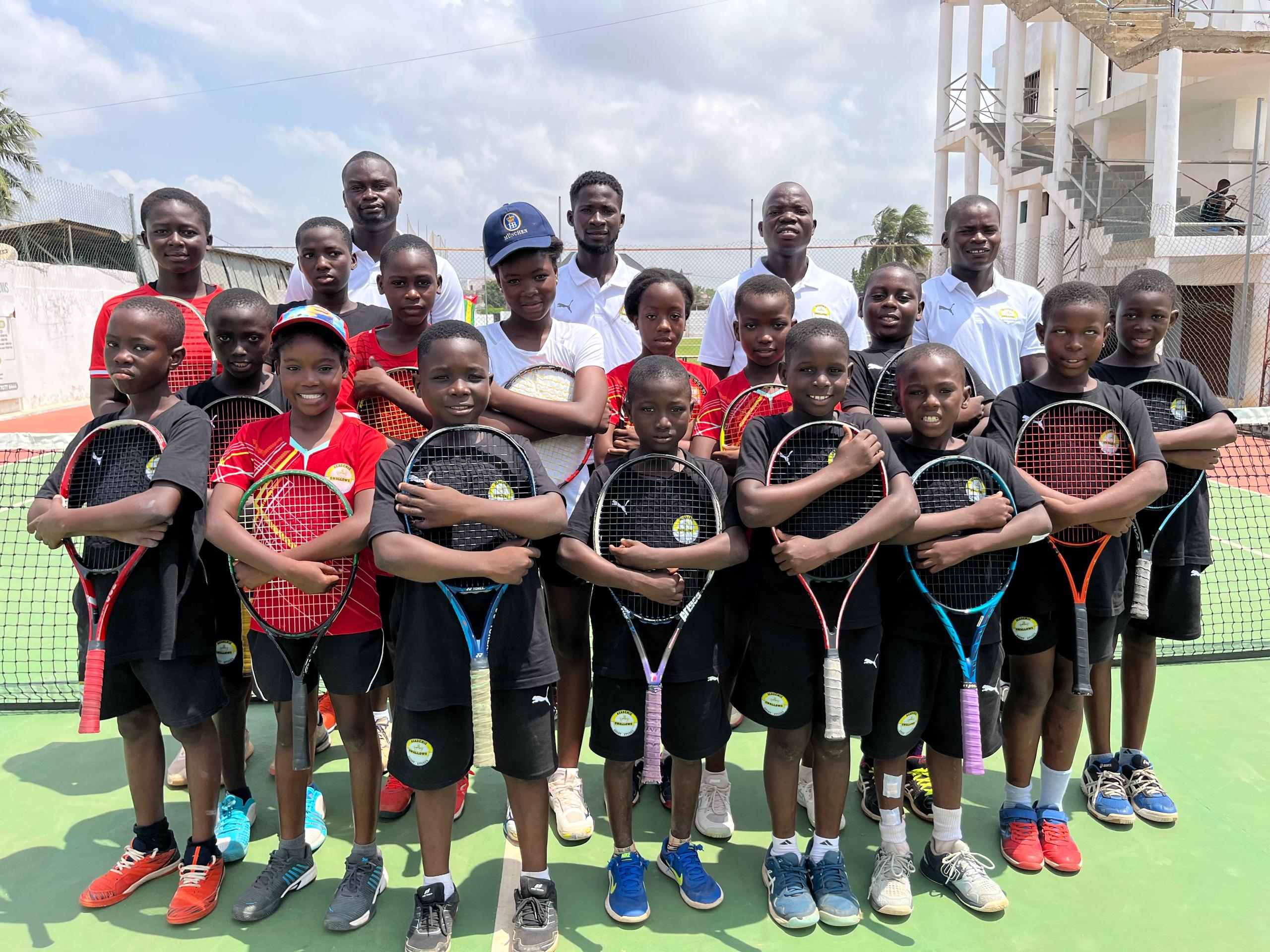 Le Tennis Club de Kara à l'Académie Swallows de Lomé pour un stage de perfectionnement !