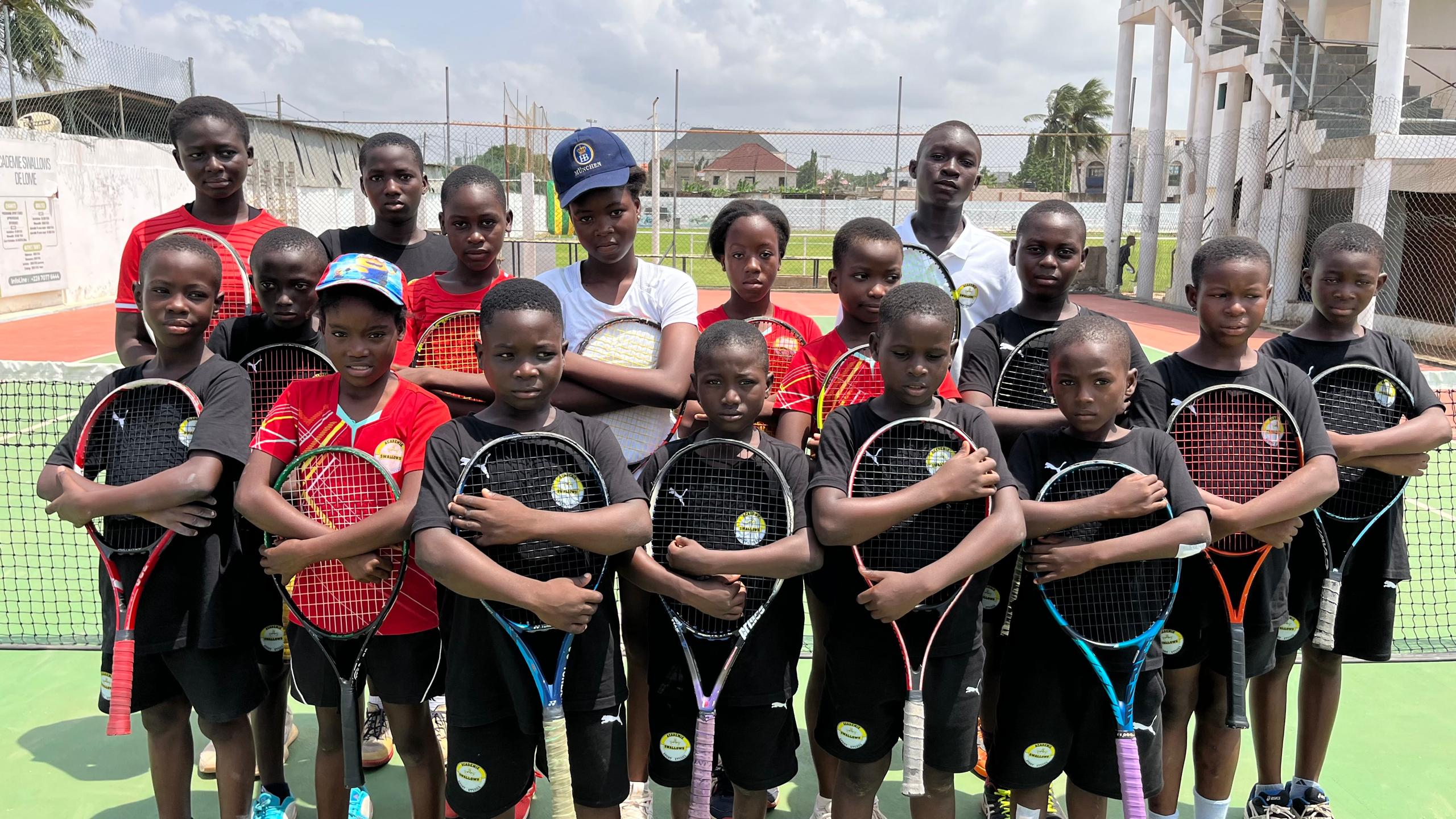 Le Tennis Club de Kara à l'Académie Swallows de Lomé pour un stage de perfectionnement !